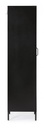 Armadio nero 46x38x185 h in acciaio