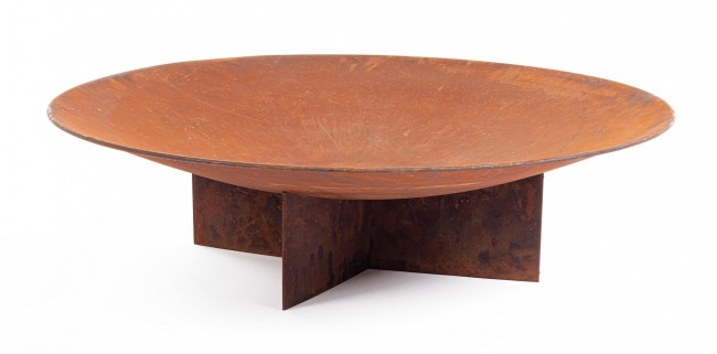 Braciere ruggine D.100x27h