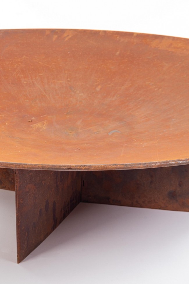 Braciere ruggine D.100x27h