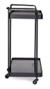 Carrello in vetro 69x34x69 cm