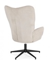 Poltrona in tessuto beige 69x72x106