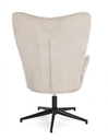 Poltrona in tessuto beige 69x72x106