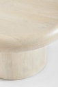 Tavolino naturale D.60 x 33 h in legno