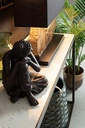 Lampada tavolo Naga nera 60x20x55h