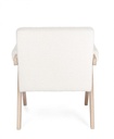 Poltrona faiza avorio 57.5x80x83 cm
