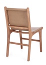 2x Sedia in pelle 46x59x85h cm