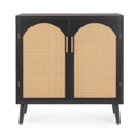 Credenza Josine Nero 80x40x80 in legno