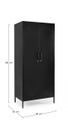 Armadio 50x80x185h nero in acciaio