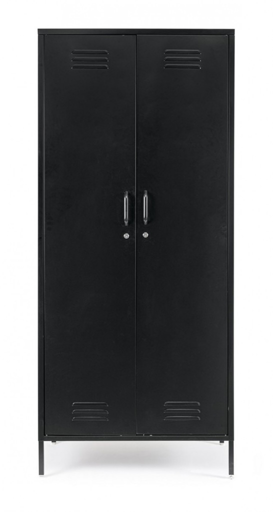 Armadio 50x80x185h nero in acciaio