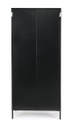 Armadio 50x80x185h nero in acciaio