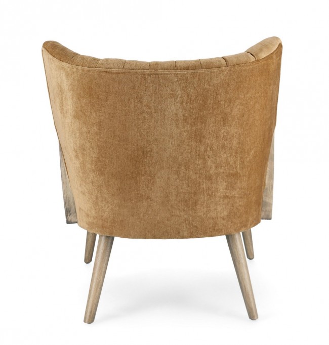 Poltrona virna mustard 64x71x79 cm