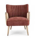 Poltrona virna 64x71x79 cm, mattone