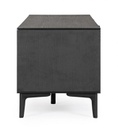 Mobile porta TV 154x40x44 in legno nero-nat