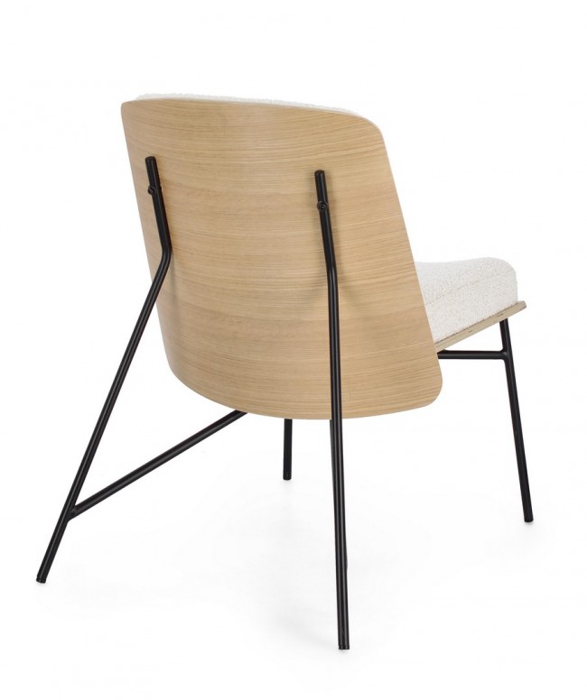 Poltrona avorio 59x71x80 h 46 h1