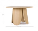 Tavolo D.120 x 75 in materiale