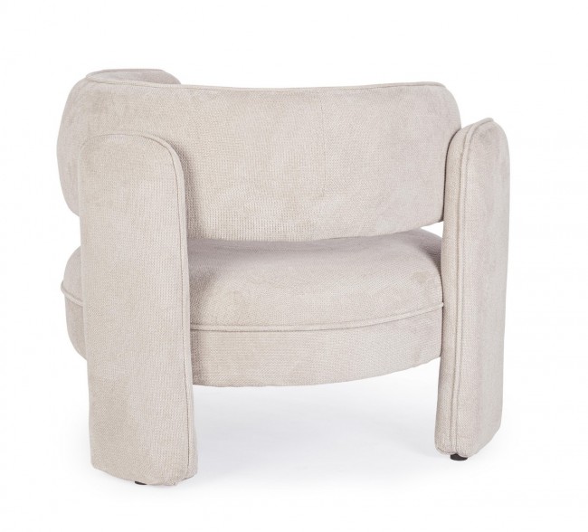 Poltrona beige 94x88x73 cm