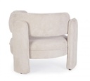 Poltrona beige 94x88x73 cm