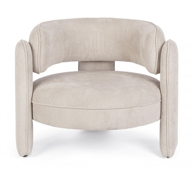 Poltrona beige 94x88x73 cm