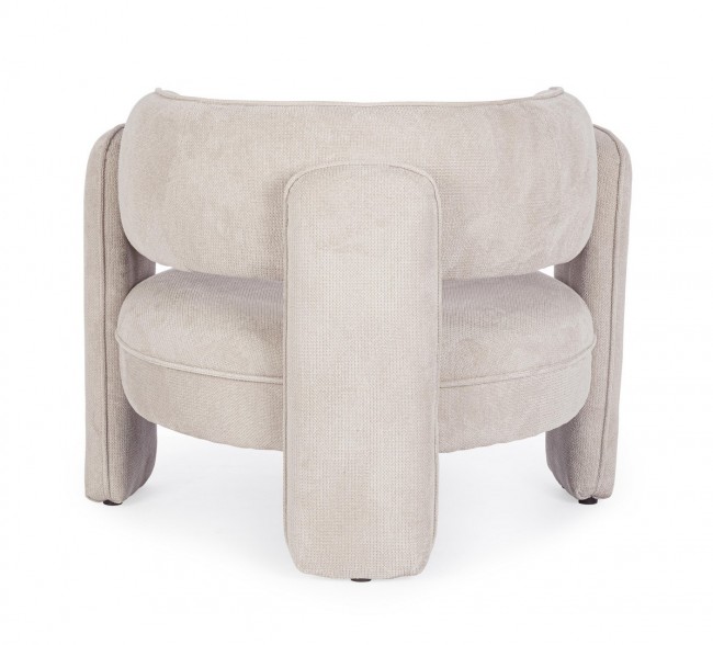 Poltrona beige 94x88x73 cm