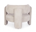 Poltrona beige 94x88x73 cm