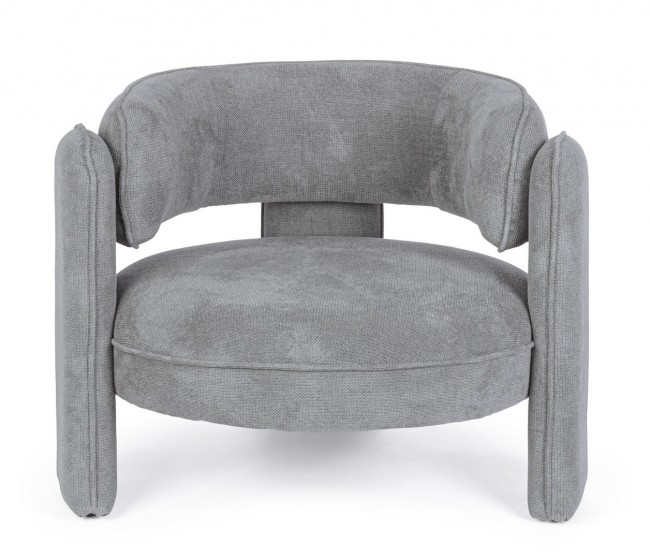 Poltrona Aisha grigio 94x88x73 cm
