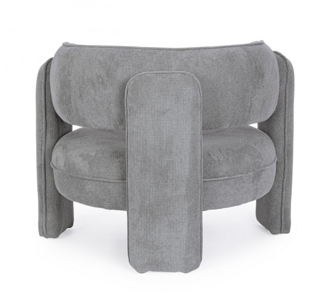 Poltrona Aisha grigio 94x88x73 cm