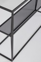 Consolle vetro 120x32x75