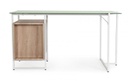 Scrivania bianca 142x69x76 cm