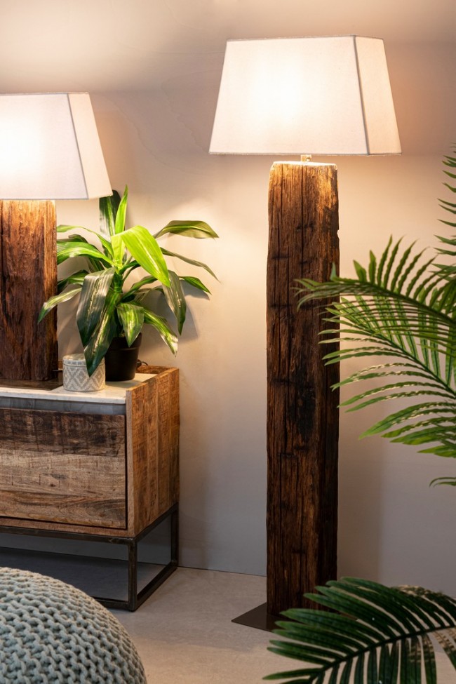 Piantana ottone-bianco h155 45x30