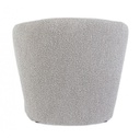 Poltrona grigia boucle 79.5x75.5x72