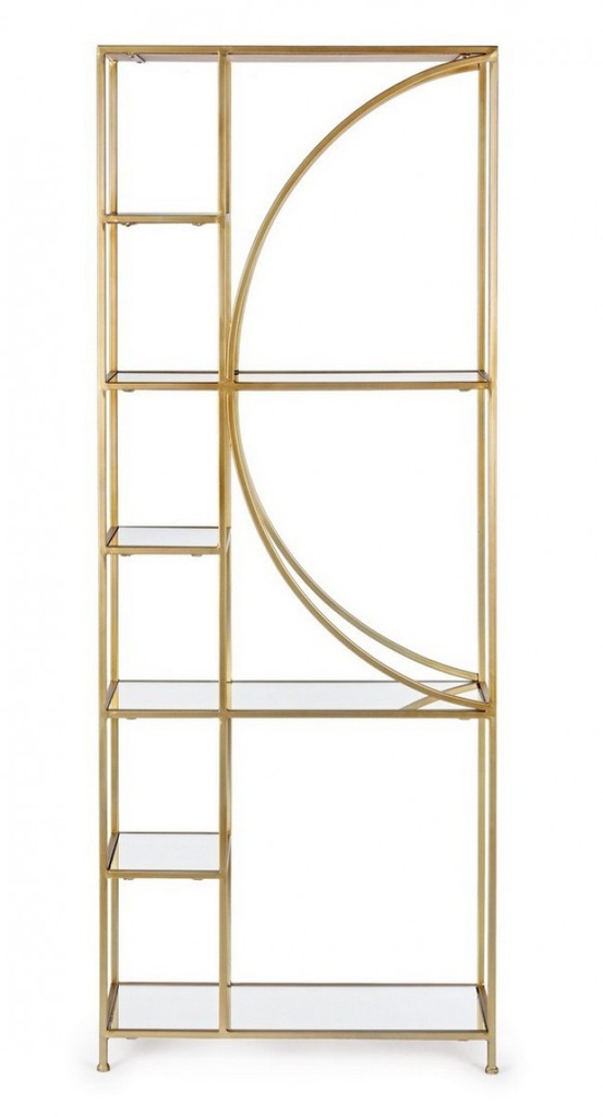Libreria in vetro 66x25.5x176 cm