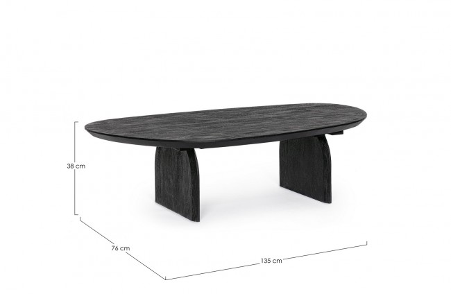 Tavolino Monterrey 135x76x38 cm in legno