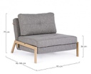 Divano letto 1p grigio 95x96x79 cm