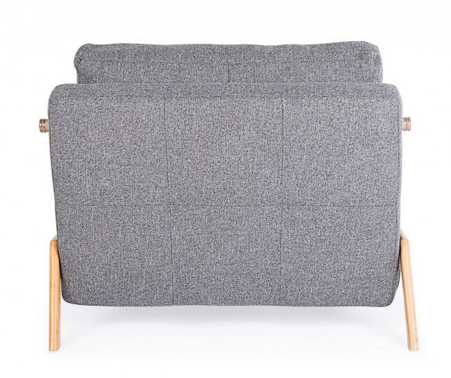 Divano letto 1p grigio 95x96x79 cm