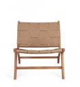 Poltrona lounge pelle 65x79x69 cm