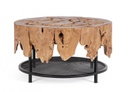 Tavolino in legno D.80 x 45 h