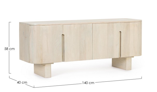 Mobile porta TV 140x40x58 in legno