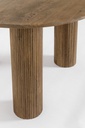 Tavolo Dacca brown D.120 x 77 h in legno
