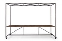 Tavolo espositore legno 301,5x90x210 h