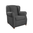 Poltrona grigia 87x85x103 cm