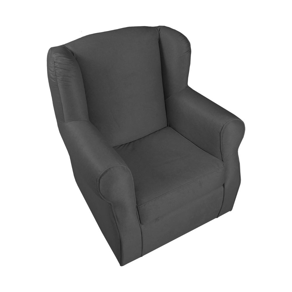 Poltrona grigia 87x85x103 cm