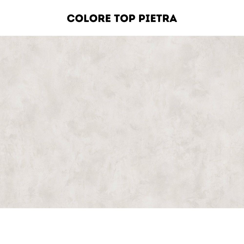 Cucina 360 x 60 cm rovere tortora con elettrodomestici