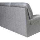 Divano 2 posti grigio 155x82x99 cm