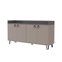 Madia tortora antracite 140x36x80