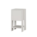 Comodino bianco 30x30x55 cm anta ribalta