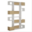 Libreria bianco rovere 120x171 cm