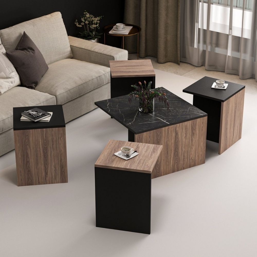 Set tavolini 60x60x42 cm