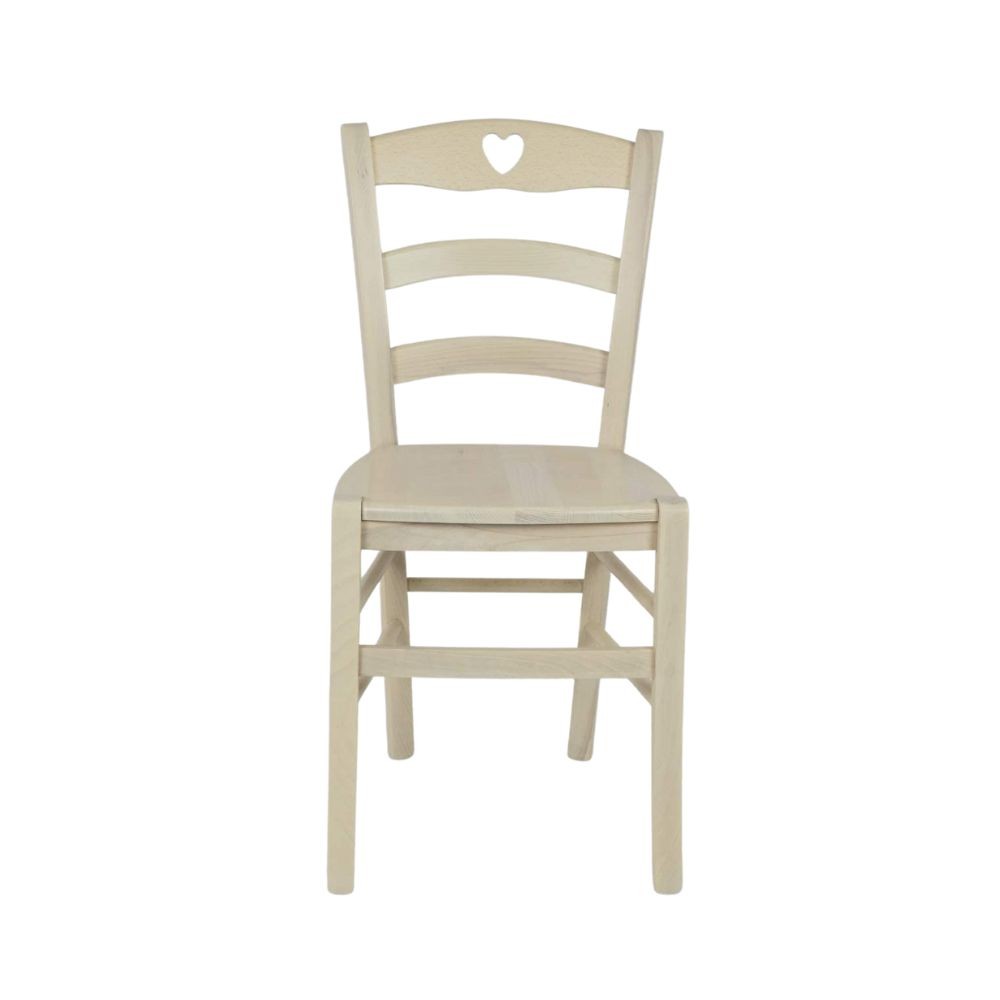 Sedia decoro crema corda 43x45x88 cm