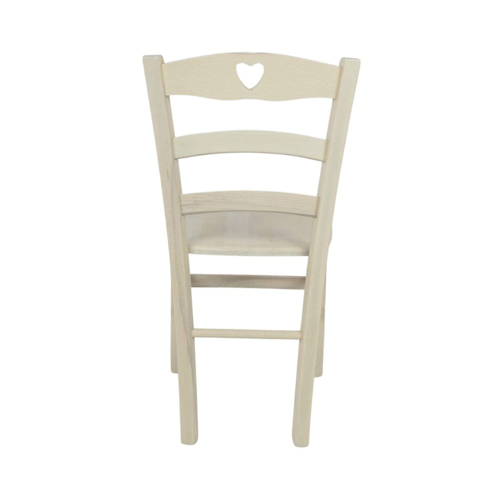 Sedia decoro crema corda 43x45x88 cm