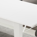 Tavolo allungabile bianco 120x80 cm